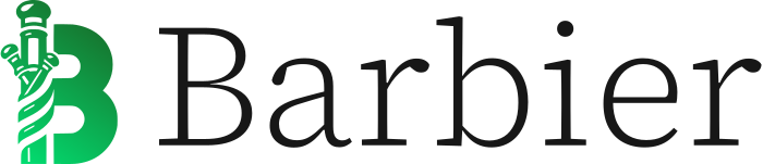 Barbier logo design