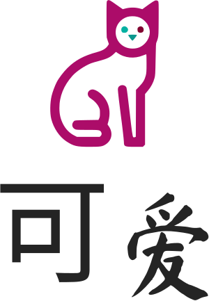 可爱 logo design