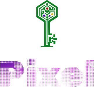 Pixel logo design