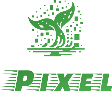 Pixel logo design