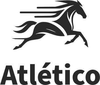 Atlético logo design