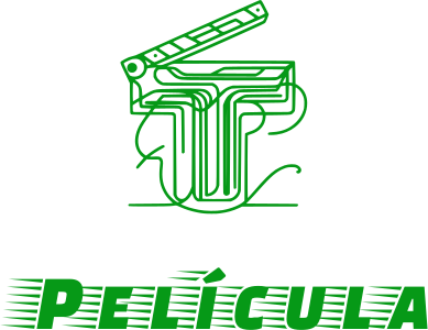 Película logo design