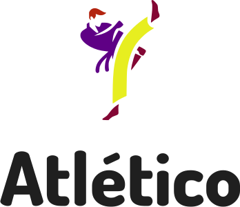 Atlético logo design