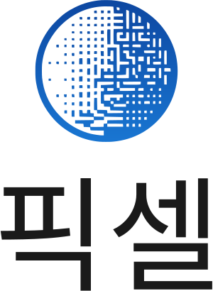 픽셀 로고 디자인