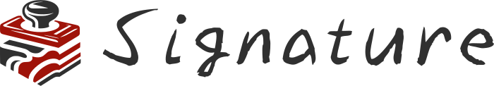 Signature logo design