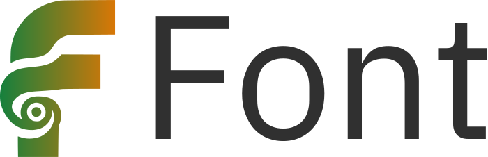 desain logo Font