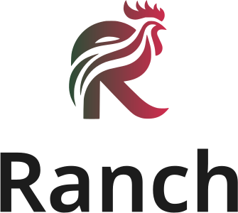 design del logo Ranch