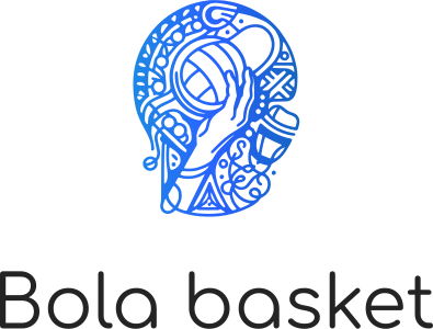 desain logo Bola basket