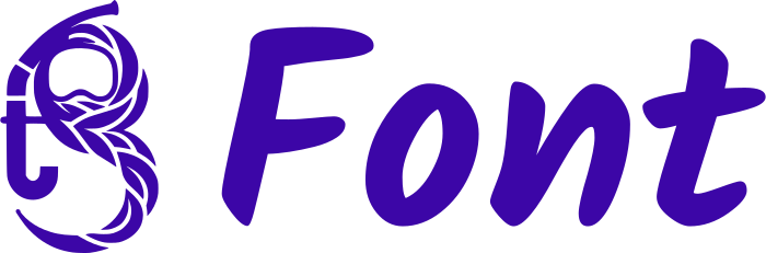 Font logo design