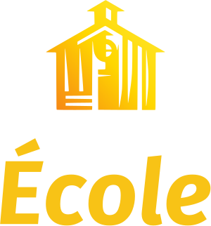 École logo design