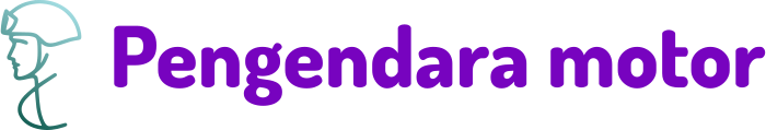 Pengendara motor logo design