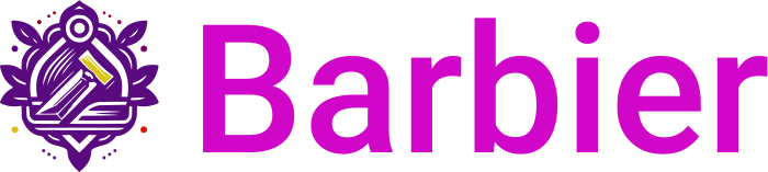 Barbier logo design