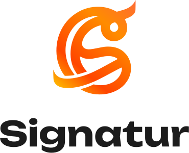 Signatur logo design