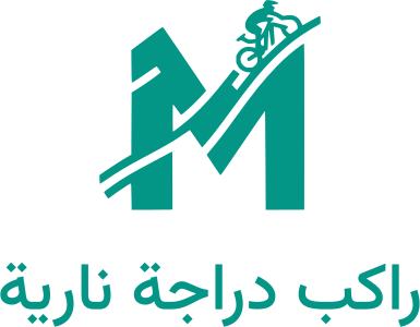 راكب دراجة نارية logo design
