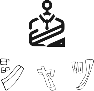 シャツ logo design