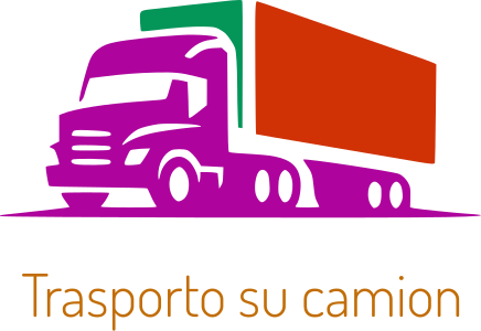 Trasporto su camion logo design