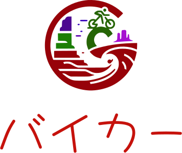 バイカー logo design