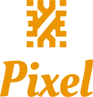Pixel logo design