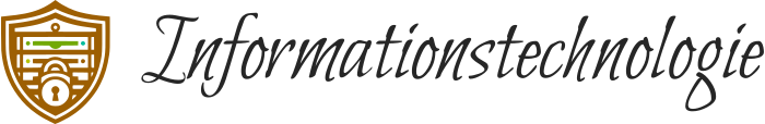 Informationstechnologie logo design