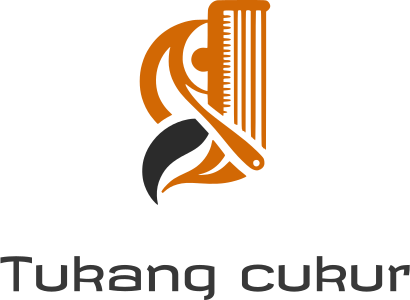 desain logo Tukang cukur