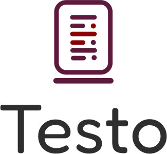 design del logo Testo