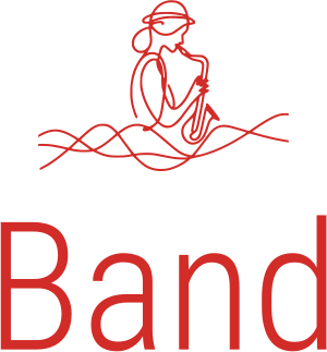 design del logo Band