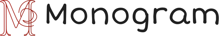 desain logo Monogram