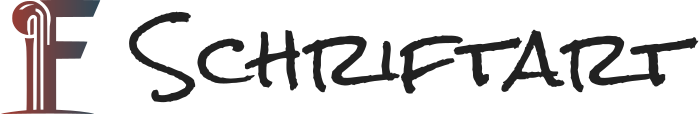 Schriftart Logo-Design