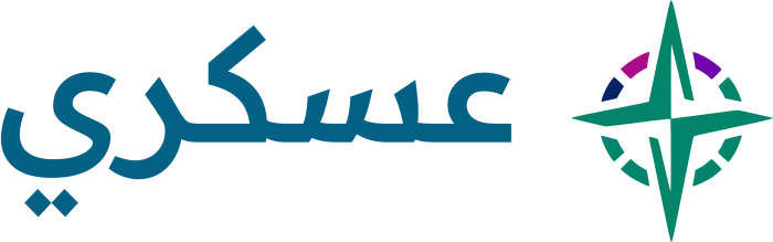 عسكري logo design