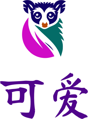 可爱 logo design