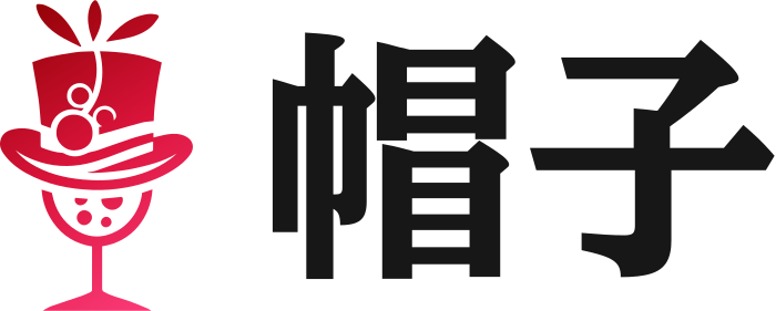 帽子 logo design