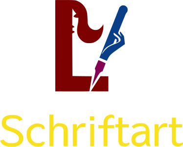 Schriftart logo design