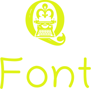 Font logo design