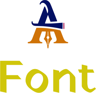 Font logo design