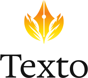 Texto logo design
