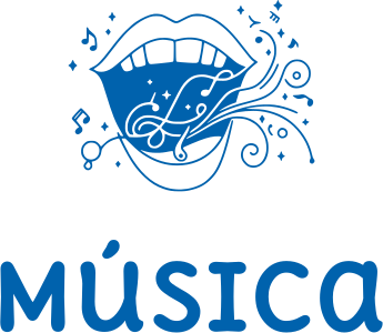 Música logo design