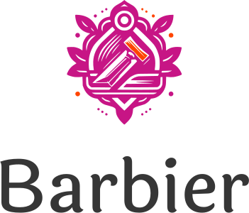 création de logo Barbier