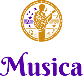 design del logo Musica
