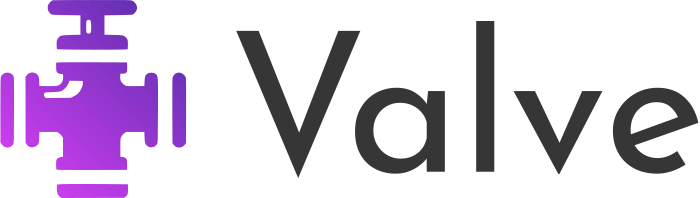 Valve logo design
