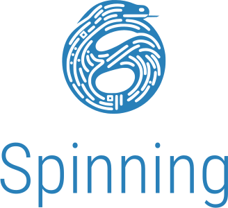 Spinning logo design