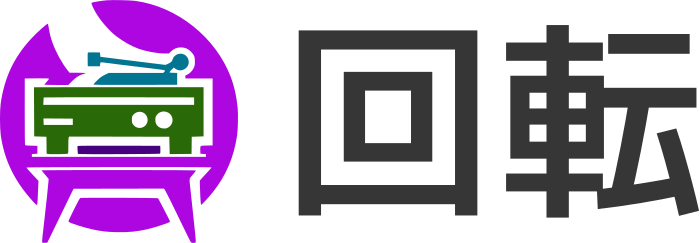回転 logo design