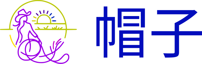 帽子 logo design