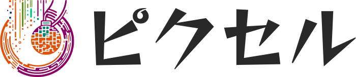 ピクセル logo design