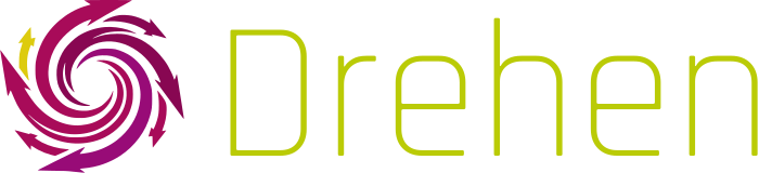 Drehen logo design