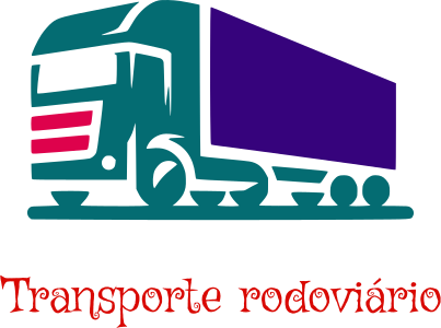Transporte rodoviário logo design