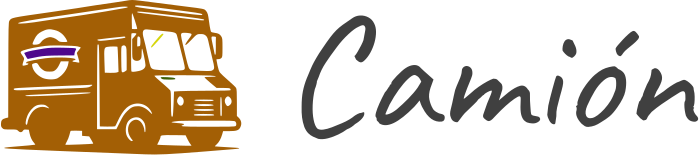 Camión logo design