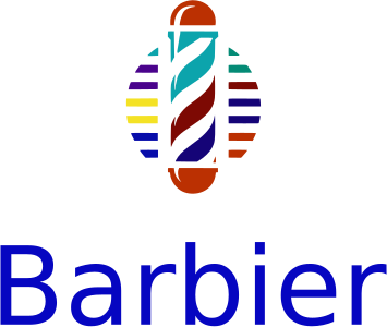 Barbier logo design