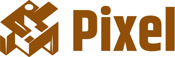 Pixel logo design