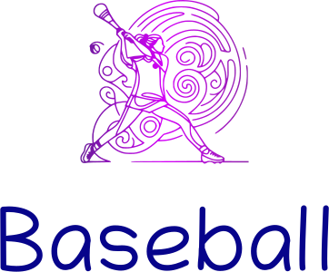 Baseball logo design