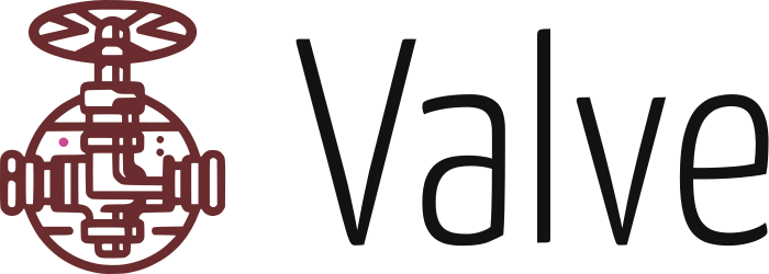 Valve logo design